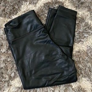 Athleta Faux Leather Leggings